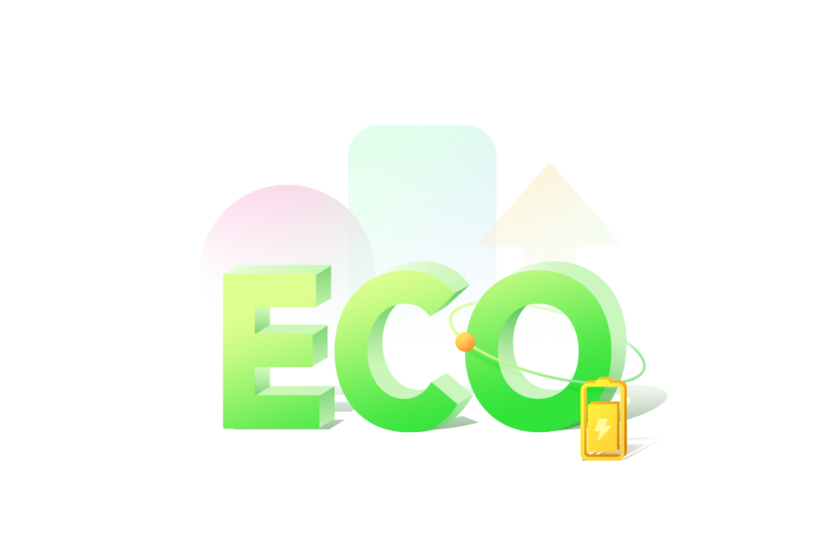 Built-in ECO Mode to Prolong the Backup Time