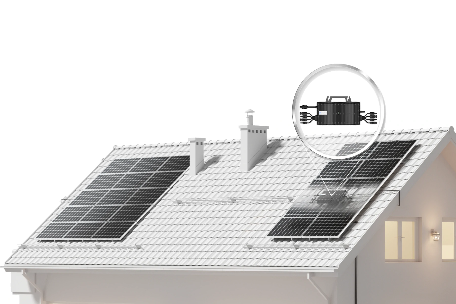 Microinverter for rooftop and balcony applications