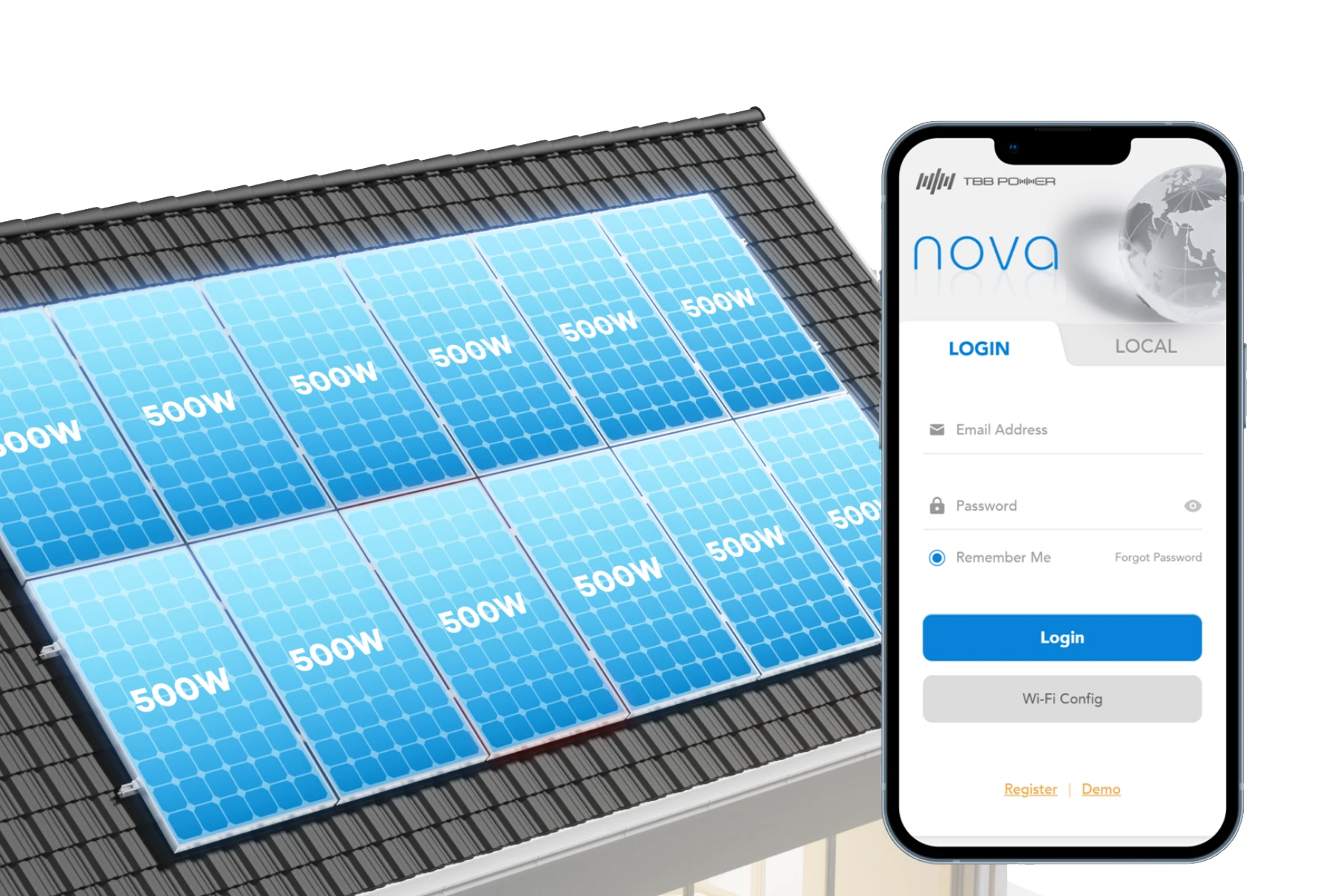 Microinverter for rooftop and balcony applications