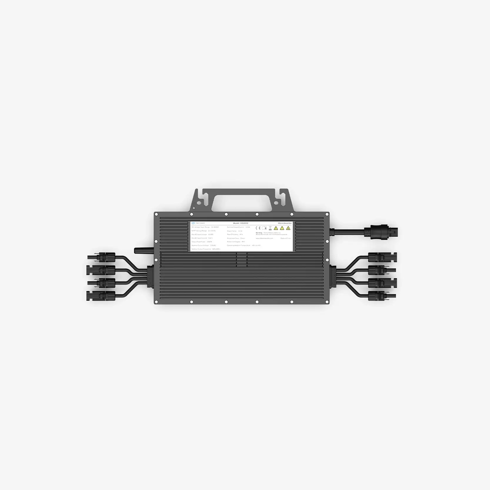 Microinverter for rooftop and balcony applications